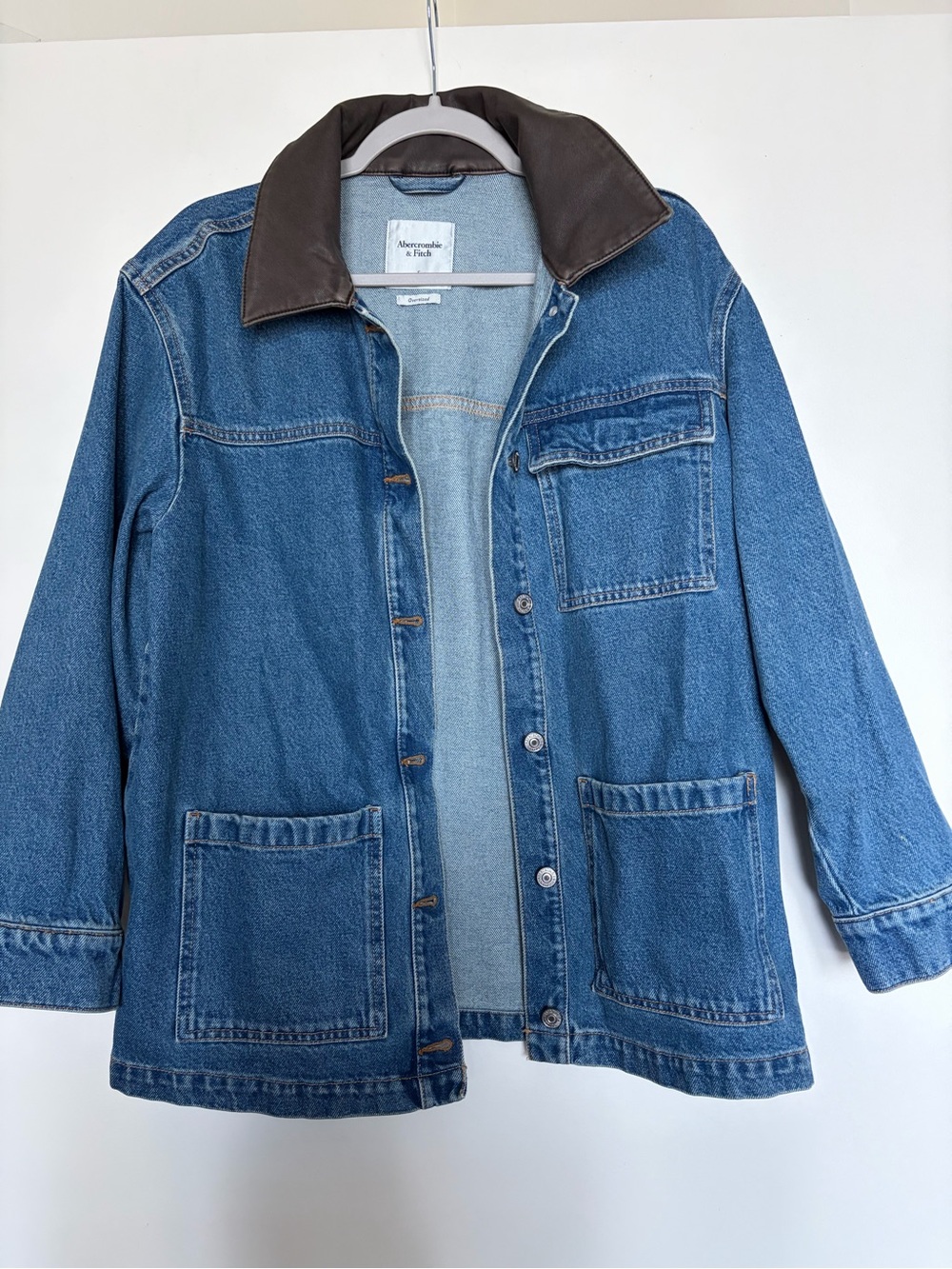 Abercrombie & Fitch Women’s Oversized Denim Jacket
